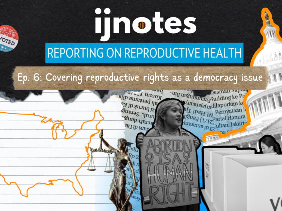 Title card: covering reproductive rights as a democracy issue